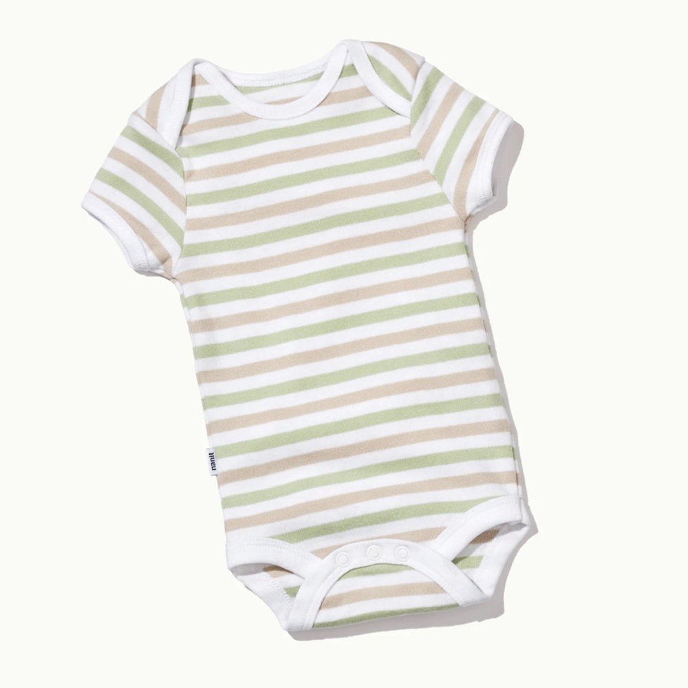 Nanit Sleep Wear Short Sleeve Body Suit, 6-9m
